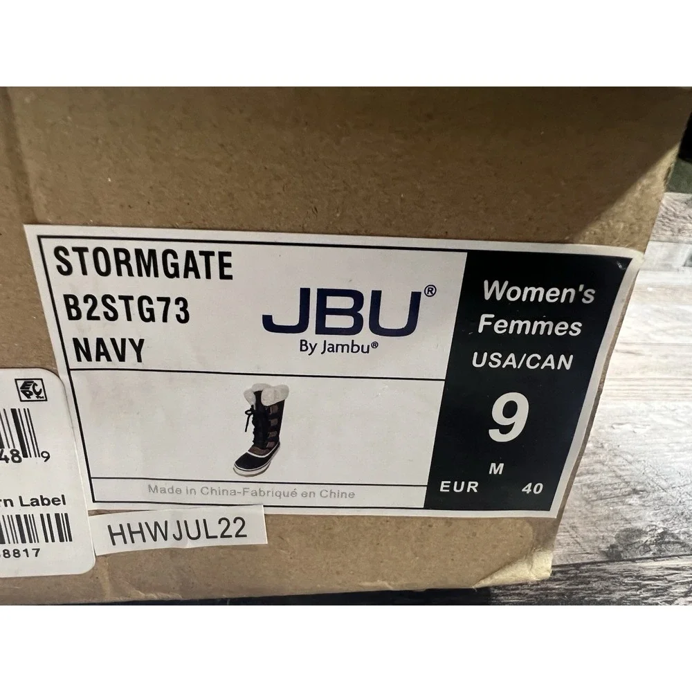 JBU by Jambu Women's Stormgate Snow Boot, Navy, 9‎